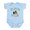 Sky Blue, variant on CafePress - New Year's Party In My Crib Infant Bodysuit - Baby Light Bodysuit, Size Newborn - 24 Months