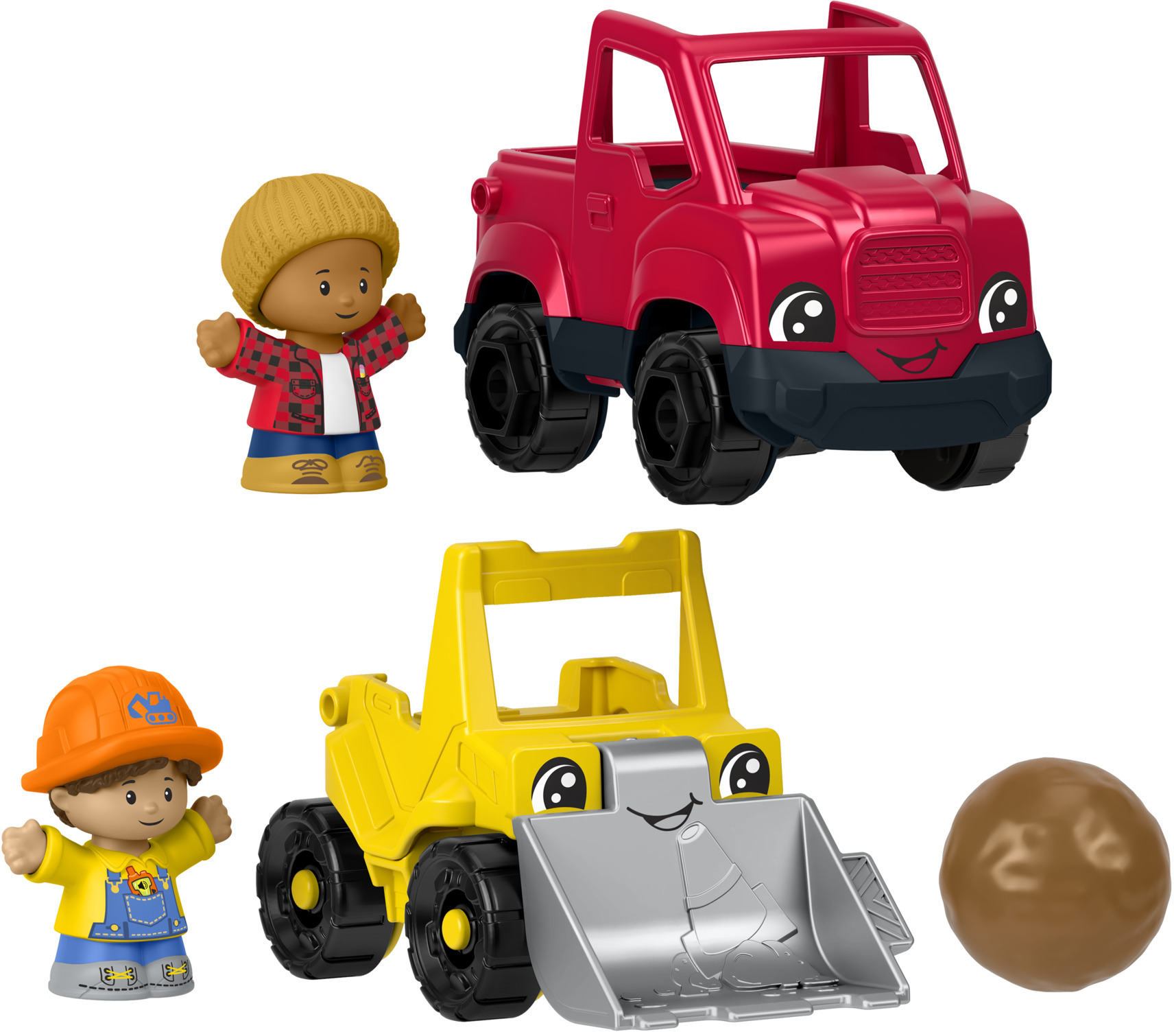 Fisher-Price Little People – Camion Dei Pompieri Con Figure E Suoni, Gioco Di Costruzioni Per Bambini 1-5 Anni, FPV30