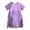 Purple, variant on REDARER Toddler Girls' Short Sleeve Tulle Dress, 3D Butterfly Applique Princess Dress, Summer Casual Party Dress for Kids,7-8 Years