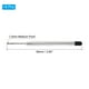 thumbnail image 2 of Recargas de tinta de bolígrafo Uxcell de 1 mm, 6 piezas, recarga de bolígrafo de punta media, metal compatible para bolígrafo retráctil, negro, 2 of 6