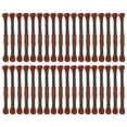 thumbnail image 1 of 3 piezas 12 madejas de hilo de bordar 8.75yds (8m) hilo de punto de cruz de algodón egipcio, Marrón-rojo (6300), 1 of 6