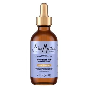 SheaMoisture Scalp & Hair Oil Anti-Hair Fall, with Biotin & Multi-Peptide  ScalpBoost Technology, 2 fl oz