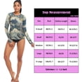 thumbnail image 3 of joogoo Womens UPF 50+ Sun Shirts Abstract Japanese Wave Long Sleeve UV Protection Rash Guard Tops S, 3 of 7