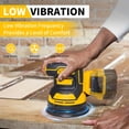 thumbnail image 2 of Cordless Orbital Sander (Dewalt 20V MAX Compatible) with 30 Sandpapers & Dust Bag, 2 of 13