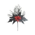thumbnail image 2 of Uxgjfwu Artificial Black Dead Branch with Colorful Small Flowers, Halloween Home Decor Single Stem, Spooky Decorative Branch for Vase, 2 of 7