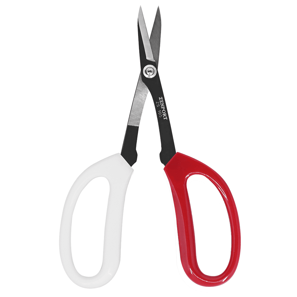 Zenport ZS105 Deluxe Garden Scissors, 6.5-Inch, 1.5 Inch Carbon Steel Blades, Red/White - 12 Pack