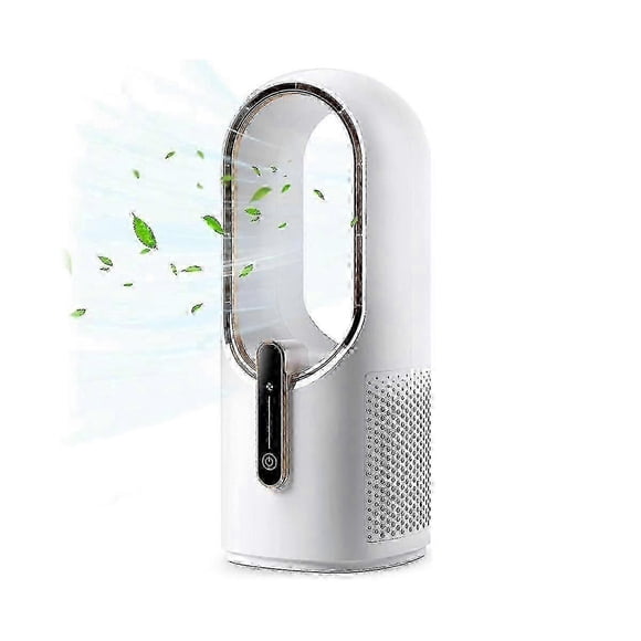 Desk Fan Bladeless, Office Fan Small Cooling Fan Portable Silent Fan Type-c Charging For Office, Li