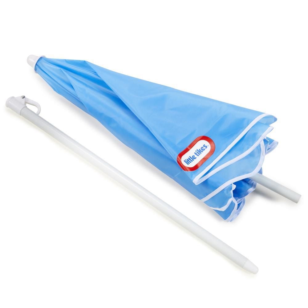 Table de jeu Little Tikes Easy Store Jr. avec parasol – bleu/vert