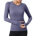 thumbnail image 3 of Giftesty Women's Breathable Seamless Long Sleeve Top, Versatile Running Sportswear and Comfortable Yoga Exercise Wear, 3 of 4