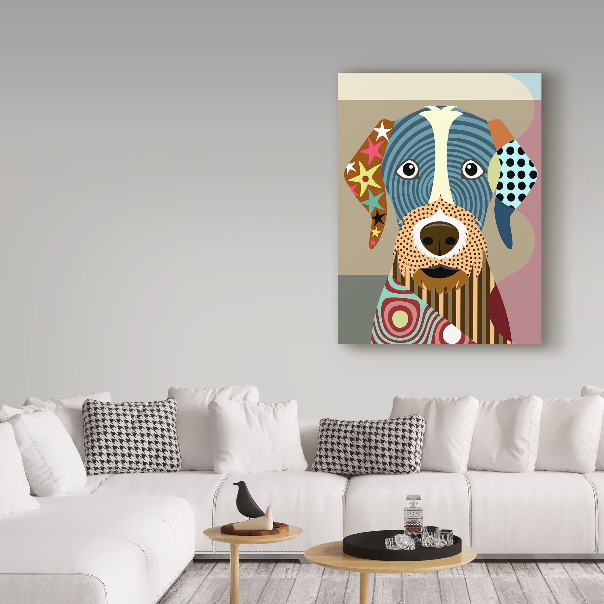 Trademark Fine Art 'German Wirehaired Pointer' Canvas Art by Lanre Adefioye
