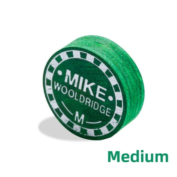Mike-Green Ghost Billiard Pool Cue Tip with 14mm Mideum tip for billiard Cue Stick
