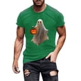 thumbnail image 2 of Atkumj Halloween Print Graphic Tees for Men Comfortable Cotton Short Sleeve T Shirts Casual Fashion Crew Neck Tee Shirts 2XL, 2 of 6