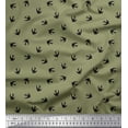 thumbnail image 1 of Soimoi Cotton Voile Fabric Swift Bird Shirting Print Fabric by The Yard 42 Inch Wide, 1 of 1