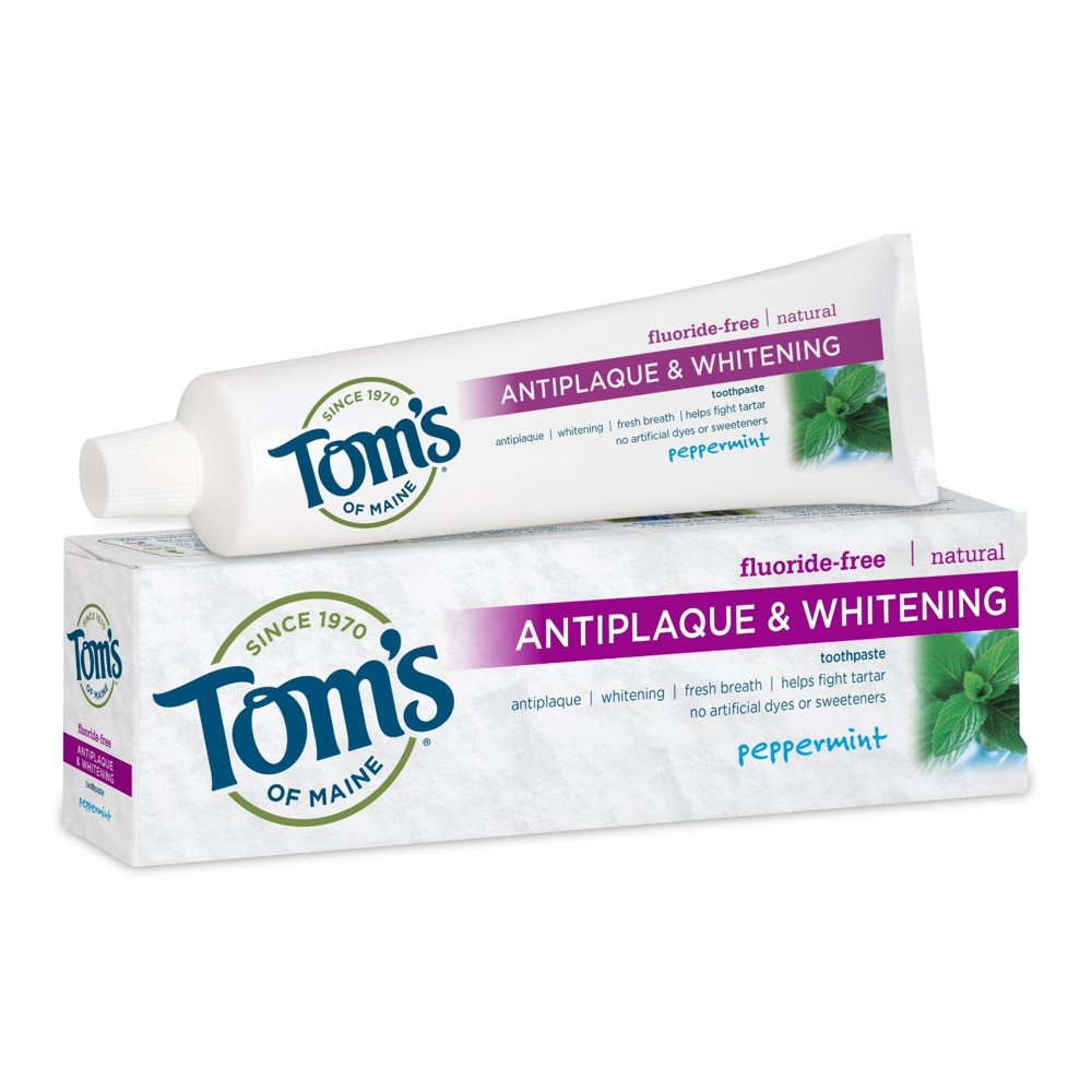 Toms® Toothpaste Antiplaque & Whitening Peppermint Flavor 5.5 oz. 2PK