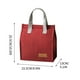 thumbnail image 5 of Bolsa térmica grande para almuerzo para adultos y niños | Bolsa portátil para comida con forro antifugas | Bolsa térmica para picnic, oficina, escuela y playa | 22,5 x 25,5 x 13 cm, 5 of 8