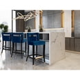 thumbnail image 6 of TOV Furniture Hart Navy Velvet Counter Stool with Gold Tipped Legs, 6 of 6