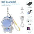 thumbnail image 5 of unbranded 5pcs Summer Portable Mini Fan Handheld Mini Fan USB Charging Fan Key Chain Fan, 5 of 8