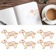 thumbnail image 5 of Clips De Papel De Animales, Clips De Papel De Perro Salchicha Práctico Alambre De Hierro 100 Piezas Para La Escuela, 5 of 7