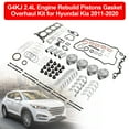 thumbnail image 2 of Kit de reparación de juntas de pistones de reconstrucción de motor G4KJ 2.4L para Hyundai Kia 2011-2020, 2 of 11