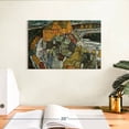thumbnail image 3 of Elephant Stock Crescent Of Houses Ii Wall Art - Horizontal Canvas Wall Art - Living Room Wall Decor - Places Canvas - Orange And Green Decor By Egon Schiele - 12" x 8", 3 of 8