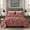 Red, variant on Dintszyayue Navy Quilt Set Queen Size,3Pcs Bohemian Bedding Set Lightweight Paisley Adult(90"x 96")