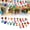 5.51*8.27in 32pcs, variant on 2026 World Country Flag Bunting Banner, Double Sided Polyester Fabric String Flags, Decorative Pennant Garland For Football Match, Bar, Club, Garden, Street, Sports Event & International Party Decor