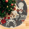 thumbnail image 5 of FMSHPON Christmas Vintage Xmas Christmas Tree Skirt Stand Mat for Holiday Party Decoration Indoor Outdoor 36 inches, 5 of 6