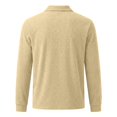 thumbnail image 5 of Men's Corduroy Polo Shirt Long Sleeve Slim Fit Casual Pullover Business Casual Golf Shirt, 5 of 8