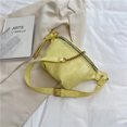 thumbnail image 3 of Bolsa De Hombro Bolso de pecho para mujer, diseño de cocodrilo a la moda, monedero de Color sólido para niñas (amarillo) Tmvgtek Para Estrenar, 3 of 6