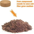 thumbnail image 4 of Expanding Coir Fiber Potting Soil-50 Pcs Nursery Compressed Organic Plant Soil,Coco Coir Pellet Fiber Soil Indoor Seed Starters Kit for Window Herb Flower Microgreens Succulent, 4 of 7