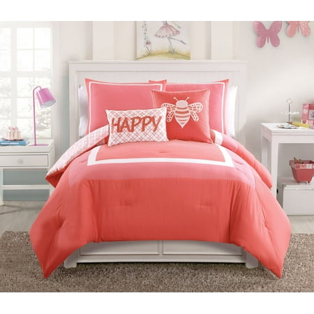 Coral Pink Twin Bedding Coral Pink Twin Bedding
