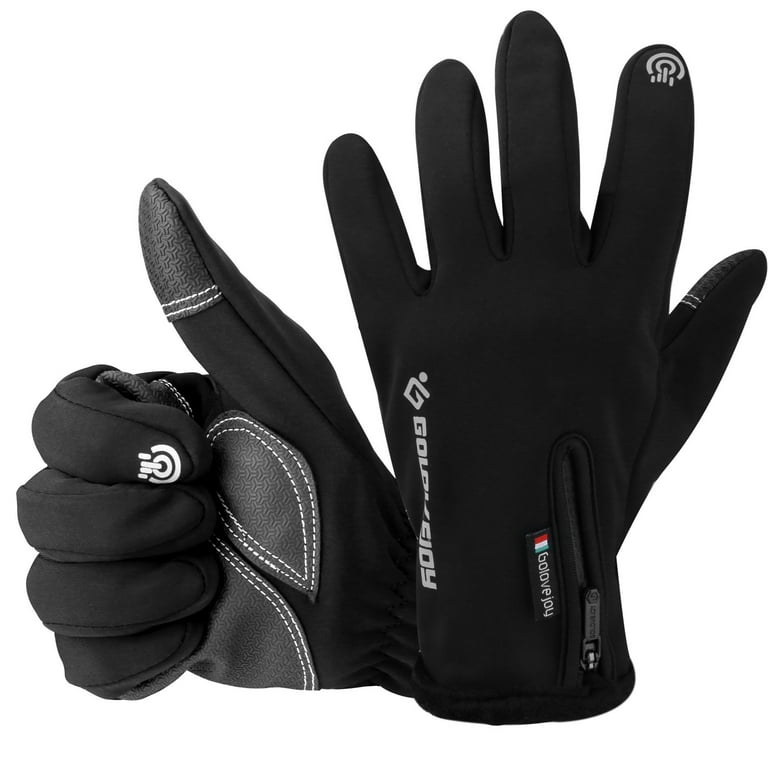 Htwon Winter Work Gloves Fleece Lined Warm Touch Screen Driving