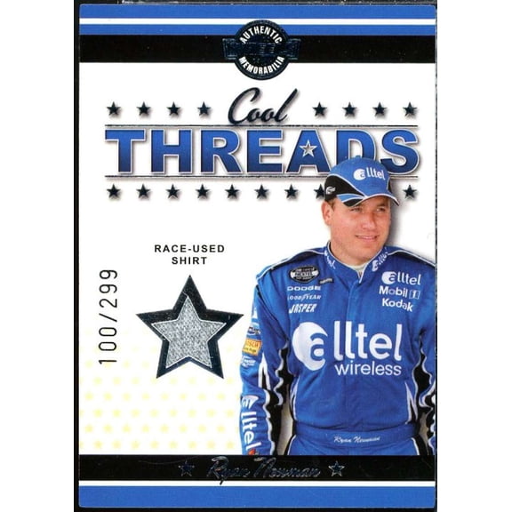 Ryan Newman Card 2007 Wheels American Thunder Cool Threads #CT9