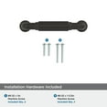 thumbnail image 4 of Amerock Coble 3 inch (76mm) Center-to-Center Oil-Rubbed Bronze Cabinet Pull, 4 of 6