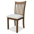 thumbnail image 6 of Solid Rubber Wood Dining Chairs Set of 2 with Padded Cushion Seats & Ergonomic Back Support – Durable Construction for Heavy Use in Kitchen or Dining Room – Easy Assembly & Compact Design, 6 of 8