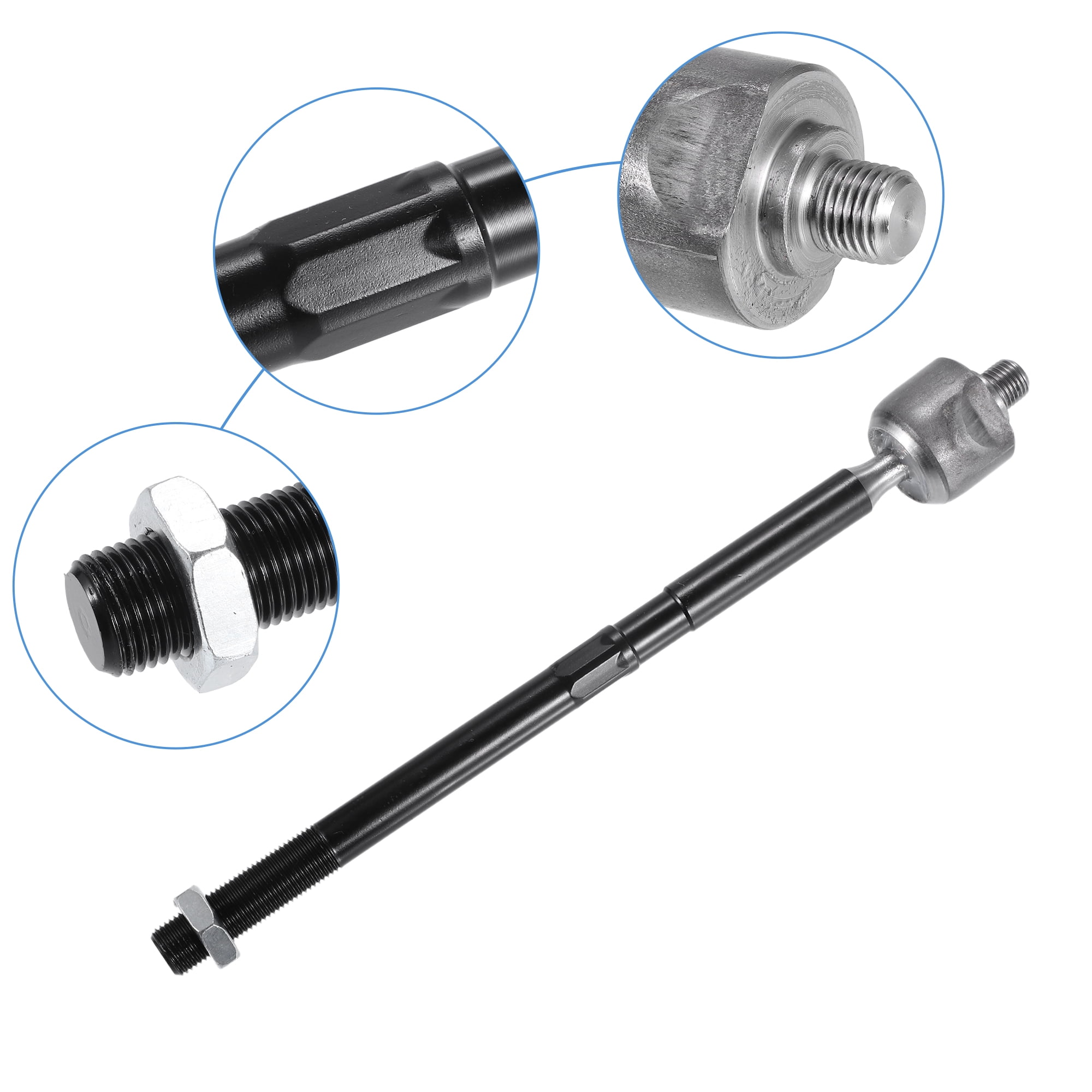 2 Pcs Front Inner Tie Rods Fit for Chrysler 300 2011 - 2014 for Dodge Challenger 2011 - 2014 Black