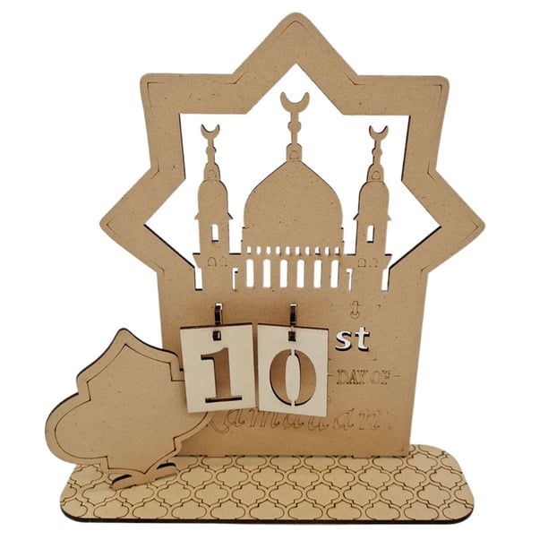 VEEKAY Ramadan Calendario dell'Avvento,30 Giorni Calendario dell'Avvento Eid,Calendario Digitale