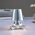 thumbnail image 5 of Cross-border hot-selling thinker statuette desk lamp bedroom charging night light Italian ins decorative ornament desk lamp, 5 of 10