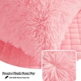 thumbnail image 2 of LIFEREVO Pink Cozy Faux Fur Throw Pillow Cover 18"x 18" ,Shaggy Plush Decorative Pillowcases for Sofa Couch Home Decor,Pack of 2, 2 of 6