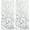 Floral, variant on Ulxkmt 2Pcs White Translucent Privacy PET Window Stickers Static Cling Glass Covering for Bathroom