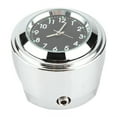 thumbnail image 3 of Handlebar Mount Clock Aluminum Alloy + Electroplating  Glossy Handlebar Mount Watch, Durable For 7/8" 1" Handlebar, 3 of 8