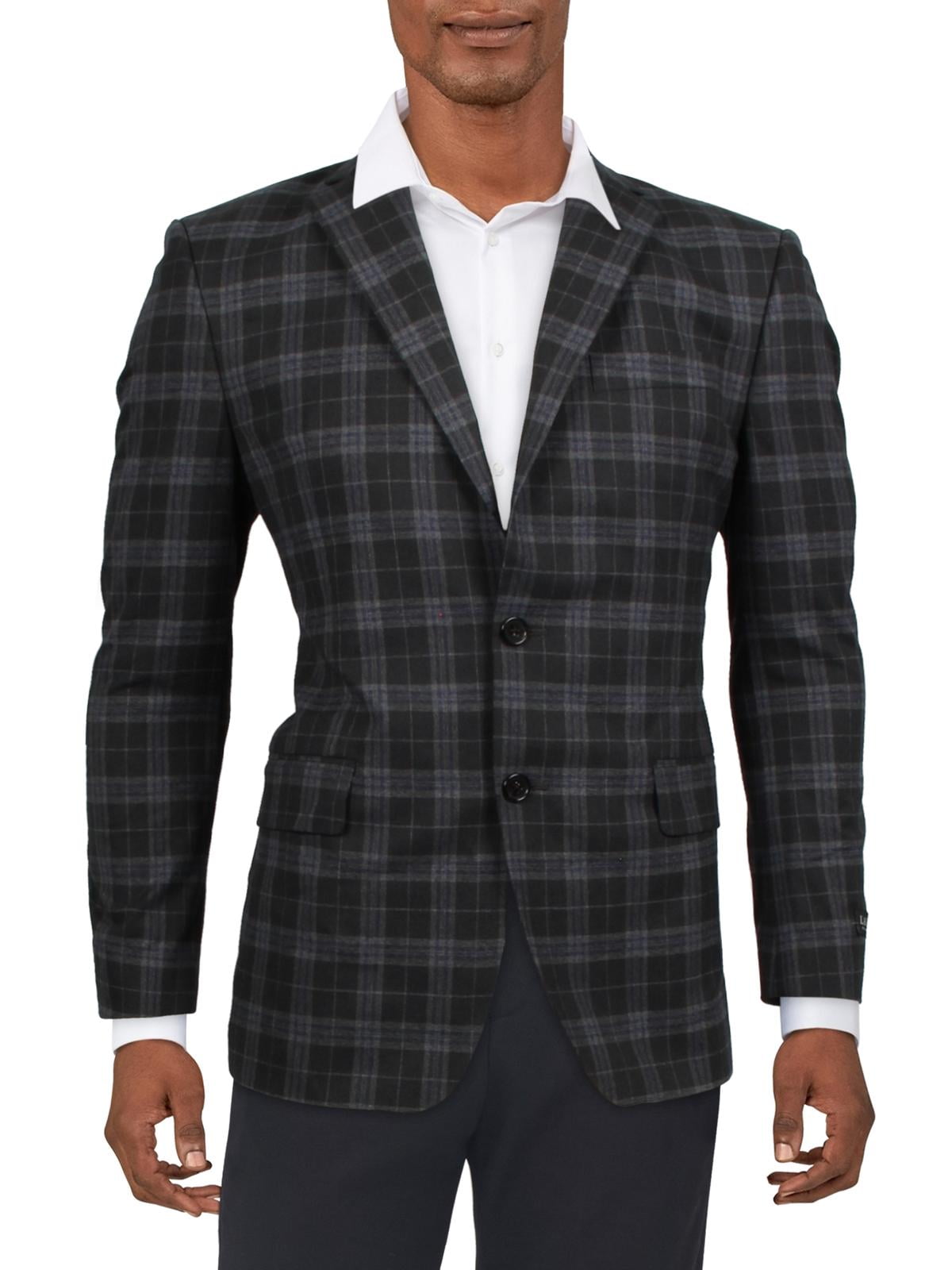 Men's Red Plaid Two Button Blazer For Sale main image 1