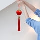 thumbnail image 5 of Linterna china Colgante año de nuevo Linterna roja Linternas colgantes Decoración para el Festival de primavera Suministros de decoración de Los 38x8cm 30g Macarena Linterna china, 5 of 7