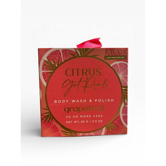 LWYA Got Real Body Wash and Polish Grapefruit Exfoliating Cleanser