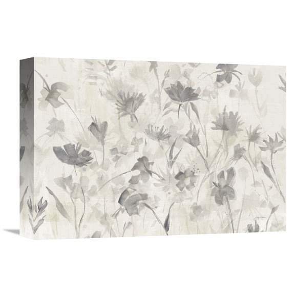 Global Gallery Avery Tillmon 'Garden Shadows III Crop Greige' Canvas Wall Art