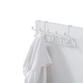 thumbnail image 4 of neatfreak! Over The Door Non Slip Hook, 10-Peg, Plastic, 4 of 6