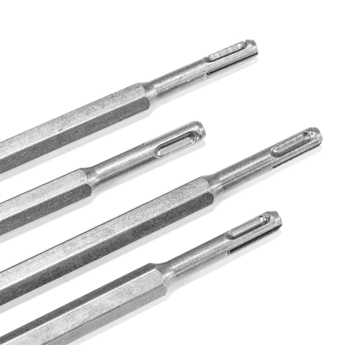 17pcs Rotary Hammer Drill Bits Chisels Kit SDS Plus Concrete Tool w/ Case 
