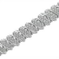 thumbnail image 4 of Sterling Silver 3ct. TDW Diamond Multi Row Link Tennis Bracelet (I-J, I2-I3), 4 of 8