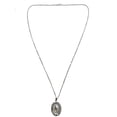 thumbnail image 2 of COLLAR DE VIRGEN OVAL ZIRCONIAS DE PLATA, 2 of 4