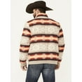 thumbnail image 4 of Rock & Roll Denim Men's And Bomber Southwestern Striped Zip Jacket Taupe X-Large  US, 4 of 4
